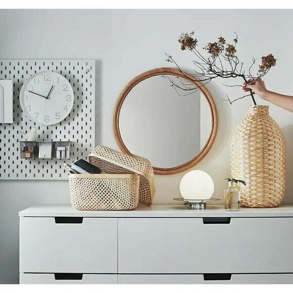 Wall Clock for Home Decor White 9 ¾ " NEW - Picture 2 of 6